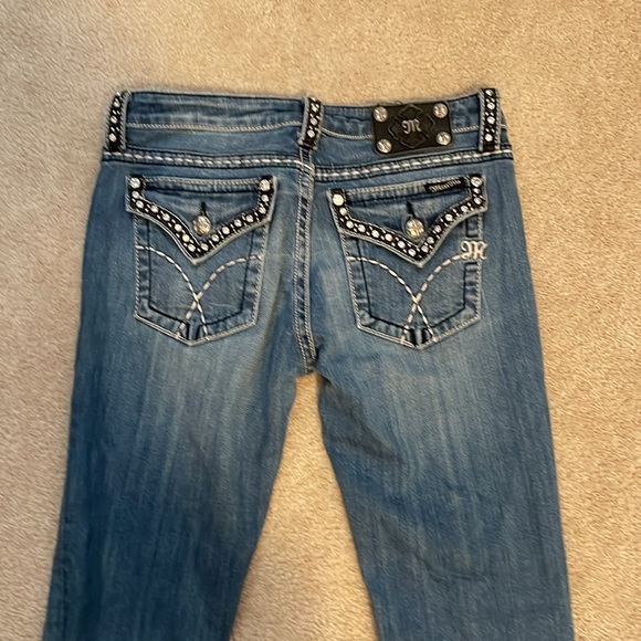 Miss Me Boot Cut Jeans with Embellished Pockets - Picture 9 of 9